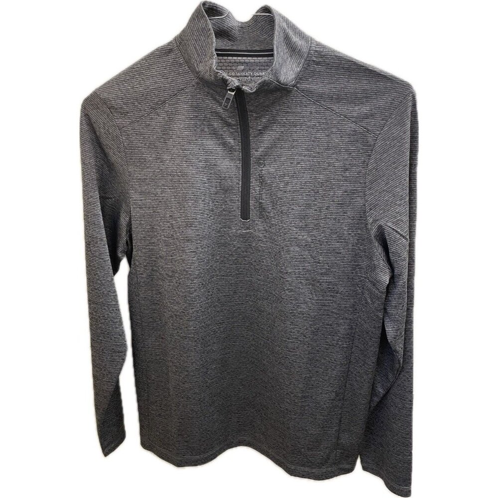 Vineyard Vines 1/4 Zip Pullover Mens Small Gray On The Go Sankaty Golf 2024 Styl